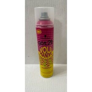 NEW SCHWARZKOPF Got 2B Volu Maniac Bodifying Mousse 6 Oz HairSpray